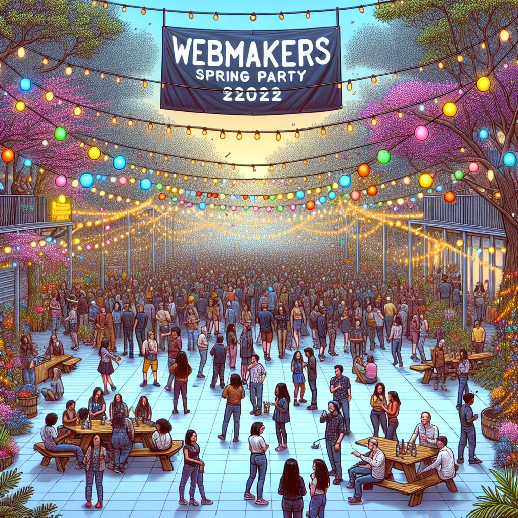 Sure! Here are some questions related to the WebMakers Spring Party 2022: